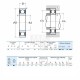 Roulement à billes à gorge profonde NSK608V