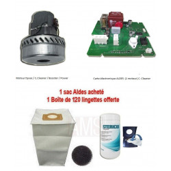 Moteur Dyvac / Aldes + Carte Aldes + Sac Aldes