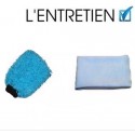 Pack gant de nettoyage + microfibre