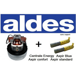 MOTEUR ALDES + CHARBONS