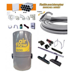 AirFlow+ Set flexible 9.10m + accessoires + Kit 3 prises