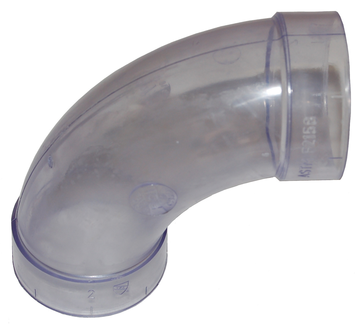 Coude 90° PVC Pour Aspirateur Central - Diamètre 50,8 Mm (2 Pouces), Norme ASTM, Pour Système De Tubage Sous Vide