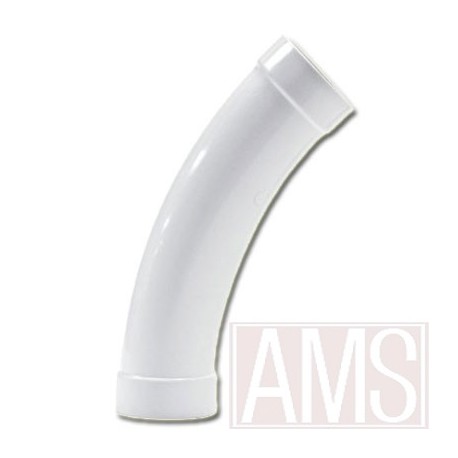 Coude 45° grand rayon F-F