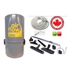 AirFlow 2100w Set de nettoyage on off / 10,40m + brosses