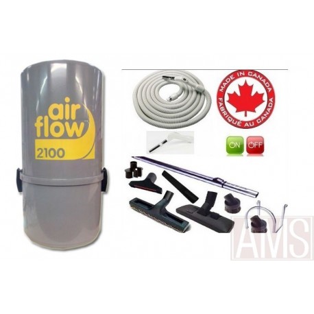 AirFlow 2100w Set de nettoyage on off / 10,40m + brosses