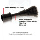 Brosse plumeau pour aspirateur