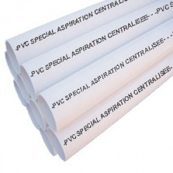 6,90 m de tuyau Pvc spécial Aspiration Blanc