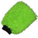 Gant microfibre vert 2 en 1