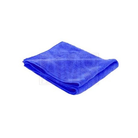 Chiffon microfibre bleue