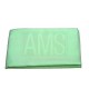 Chiffon microfibre vert