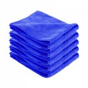 Chiffons microfibre SOFT bleue par 5