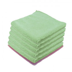 Chiffons microfibre Luxe verte X5