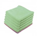 Chiffons microfibre Luxe verte par 5