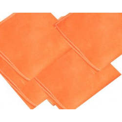 Chiffons microfibre Orange Lot de 10