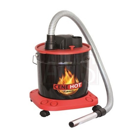 Aspirateur à cendres chaudes Ribimex Cenehot PRO 25 L 1200 W, 25L pour  aspirer les cheminées