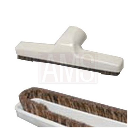 Brosse parquet et sols durs 250 mm noire ou blanche