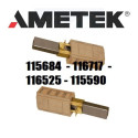 Charbons x 2 Ametek 115684-116717-155950-116525