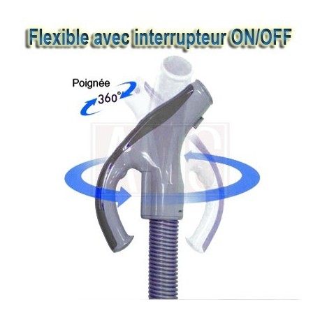 Flexible on-off aspiration centralisée 