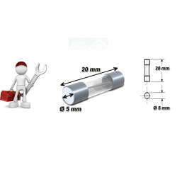 Fusible 5 x 20mm 8A