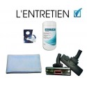 Pack lingette + brosse + microfibre