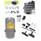 AirFlow 2100w Set flexible on off / 12 m + 8 accessoires + Kit 2 prises