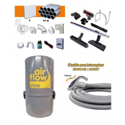 AirFlow 2100w Set flexible on off / + accessoires + Kit 2 prises