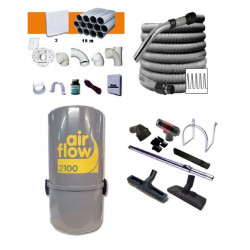 AirFlow 2100w Set flexible on off / 9.10m + accessoires + Kit 2 prises