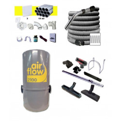 AirFlow 2100w Set flexible on off / 9.10m + accessoires + Kit 2 prises