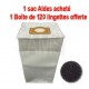 1 sac acheté, 1 boite de lingettes OFFERTE