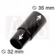 TUBE TELESCOPIQUE TOUTES MARQUES 32-35 avec embout