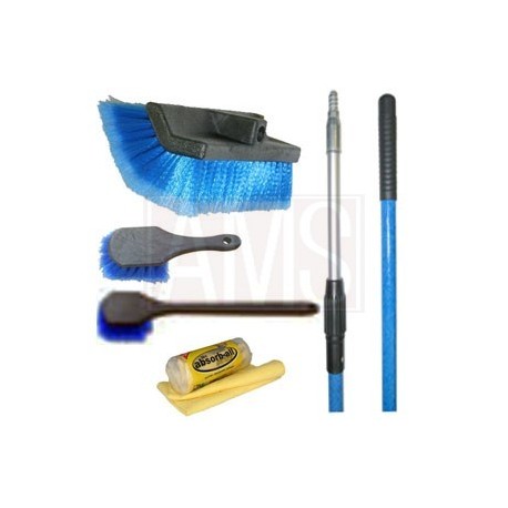 Kit brosses microfibres automobile