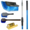 Kit brosses microfibres automobile