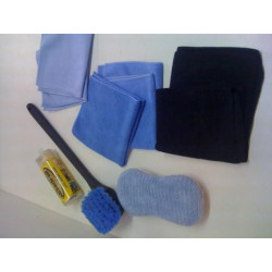 Kit brosses microfibres automobile