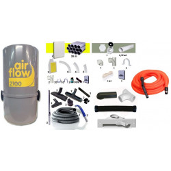 Airflow 2100w+ 2 prise Rétraflex Flexibles 12m