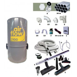 Pack AirFlow 2100w + Kit 5 prises + Trousse Flexibles