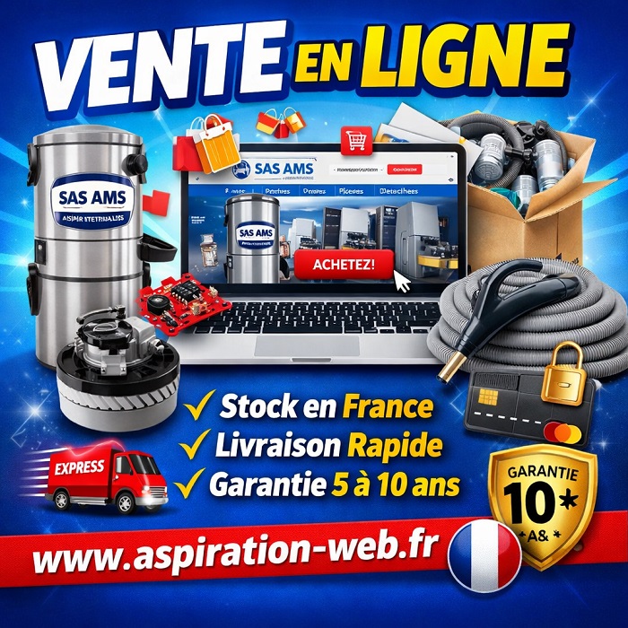 Aspirateur centralisé - AMS FRANCE
